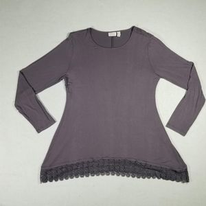 🌞 LOGO Lori Goldstein Blouse | Gray